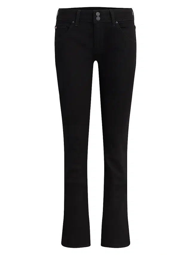 Hudson Jeans Women's Beth Mid-Rise Stretch Jeans - Black