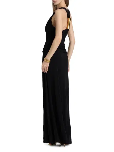 Ramy Brook Women's Mariah Hardware Racerback Gown - Black - Size 12 | Thumbnail 2 Ramy Brook Women's Mariah Hardware Racerback Gown - Black - Size 12 | Thumbnail 2