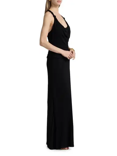 Ramy Brook Women's Mariah Hardware Racerback Gown - Black - Size 12 | Thumbnail 4 Ramy Brook Women's Mariah Hardware Racerback Gown - Black - Size 12 | Thumbnail 4