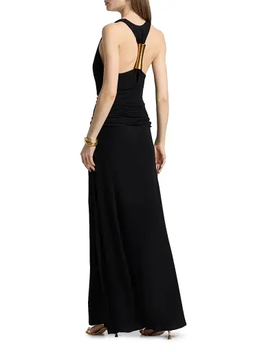 Ramy Brook Women's Mariah Hardware Racerback Gown - Black - Size 12 | Thumbnail 5 Ramy Brook Women's Mariah Hardware Racerback Gown - Black - Size 12 | Thumbnail 5