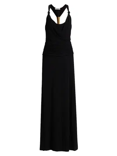 Ramy Brook Women's Mariah Hardware Racerback Gown - Black - Size 12 | Thumbnail 1 Ramy Brook Women's Mariah Hardware Racerback Gown - Black - Size 12 | Thumbnail 1