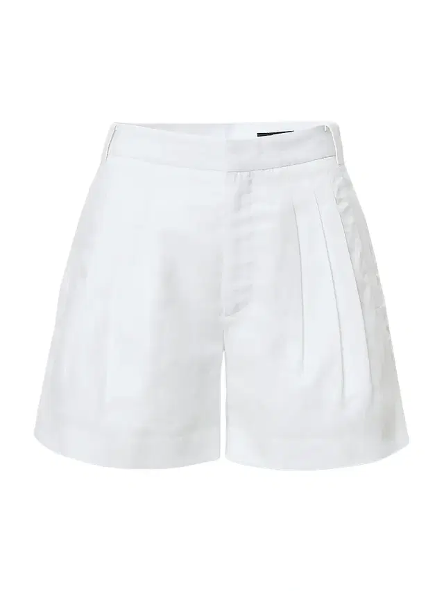 rag & bone Women's Chappell Linen-Blend Pleated Shorts - White