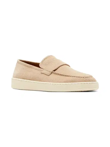 La Canadienne Women's Tomas Suede Loafers - Champagne Suede - Size 11 | Thumbnail 2