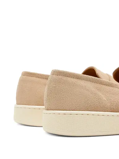 La Canadienne Women's Tomas Suede Loafers - Champagne Suede - Size 11 | Thumbnail 4