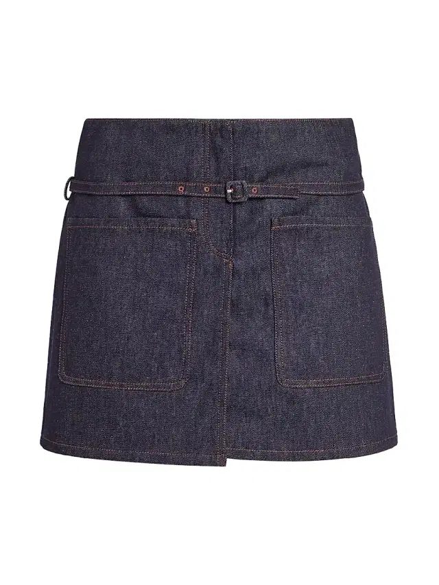 Women's Cotton Denim Miniskirt - Brut
