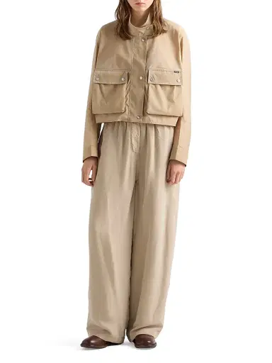 Prada Women's Washed Nylon Jacket | Thumbnail 2 Prada Women's Washed Nylon Jacket | Thumbnail 2