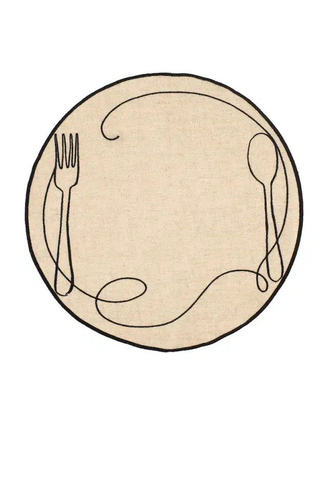 Misette Embroidered Linen Placemats Set Of 4