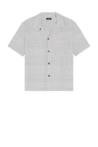 Theory Mini Texture Check Shirt | Thumbnail 4 Theory Mini Texture Check Shirt | Thumbnail 4