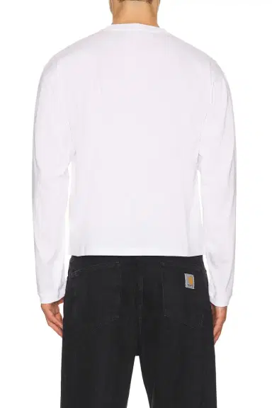 Versace Logo Embroidery Long Sleeve T-Shirt | Thumbnail 2 Versace Logo Embroidery Long Sleeve T-Shirt | Thumbnail 2