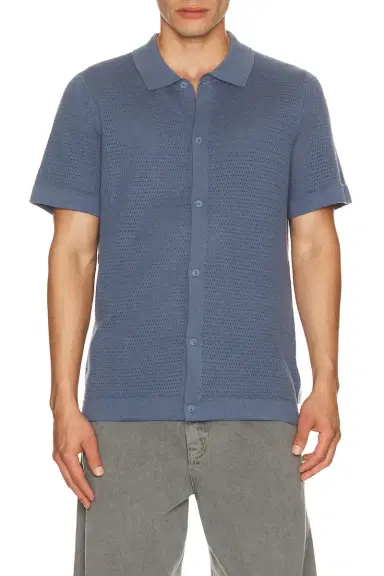 Onia Drop Needle Button Up Shirt | Thumbnail 1 Onia Drop Needle Button Up Shirt | Thumbnail 1