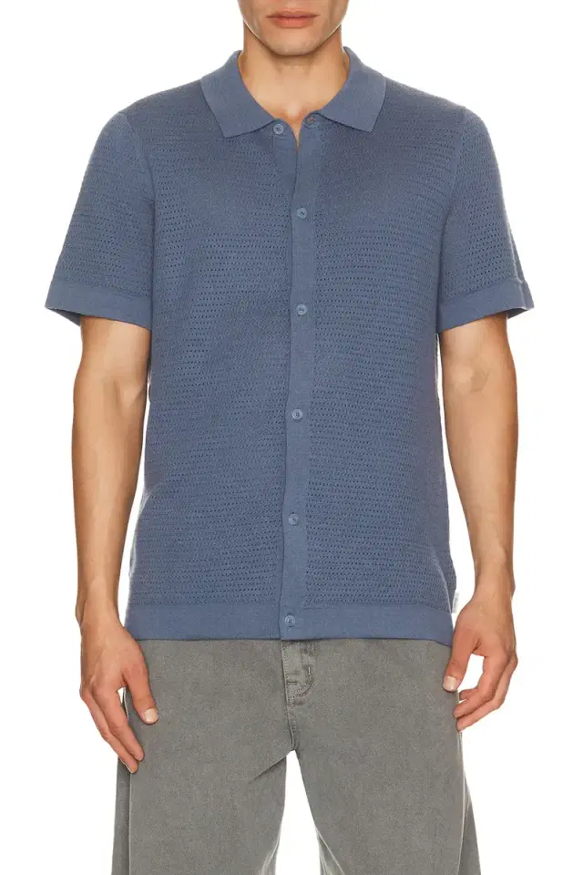Drop Needle Button Up Shirt