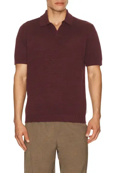 Onia Silk Linen Johnny Polo | Thumbnail 1 Onia Silk Linen Johnny Polo | Thumbnail 1