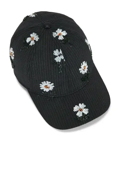 Honor The Gift Flowers Beaded 6 Panel Cap | Thumbnail 5