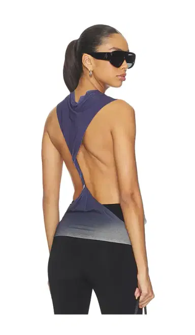 1XBLUE Palm Twist Tank Top | Thumbnail 1