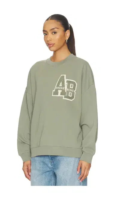 Anine Bing Miles Letternan Sweatshirt | Thumbnail 2