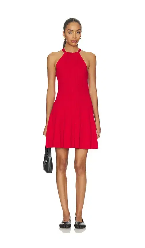 Polo Ralph Lauren Viscose Blend Halter A Line Dress