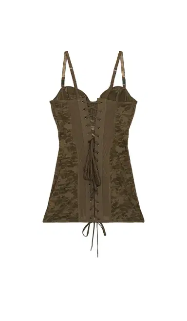 Diesel X Savage C Camo Lace Corset Slip | Thumbnail 2 Diesel X Savage C Camo Lace Corset Slip | Thumbnail 2