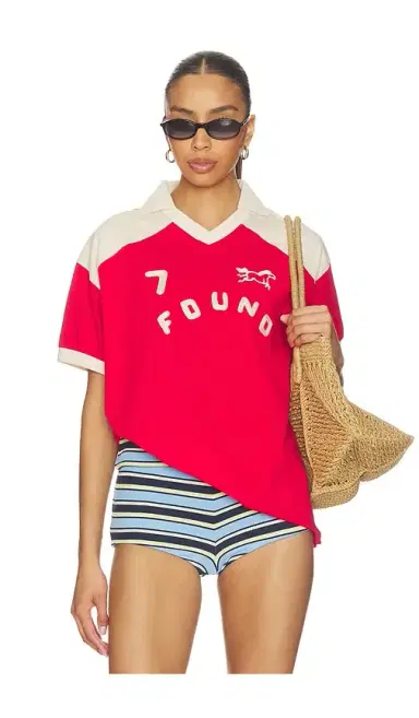 Found Goji Red Jersey Tee | Thumbnail 1