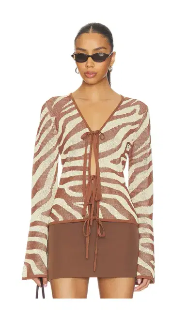 The Wolf Gang Sutton Knit Blouse | Thumbnail 1