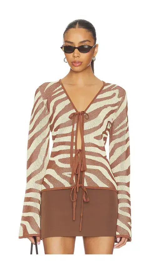 The Wolf Gang Sutton Knit Blouse