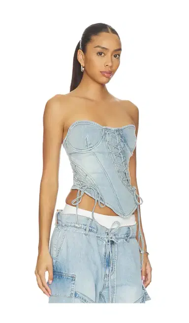 MARRKNULL Asymmetrical Lace-Up Corset | Thumbnail 2 MARRKNULL Asymmetrical Lace-Up Corset | Thumbnail 2