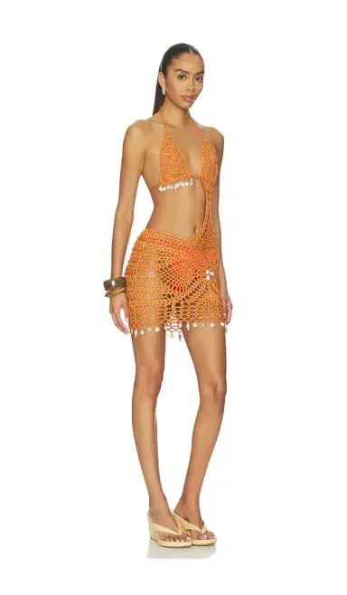 superdown Regan Crochet Mini Dress | Thumbnail 2 superdown Regan Crochet Mini Dress | Thumbnail 2