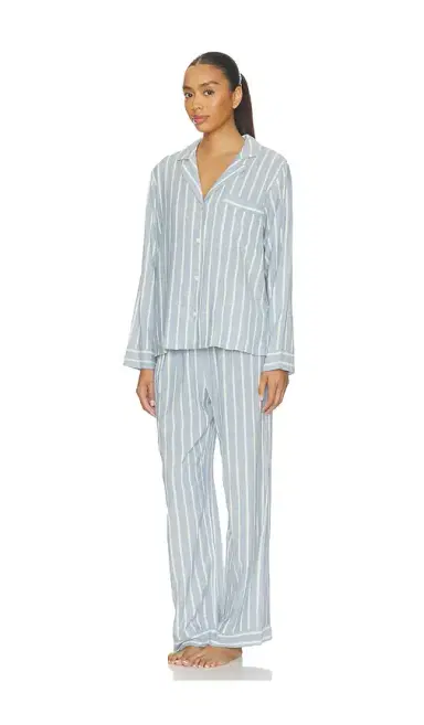 Eberjey Nautico Long Pajama Set | Thumbnail 2
