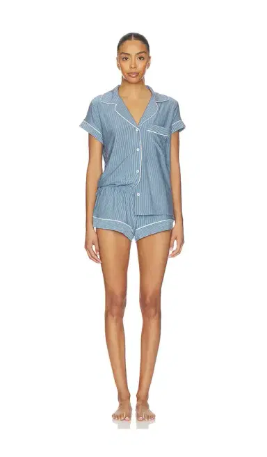 Eberjey Gisele Printed Shortie Pajama Set | Thumbnail 1