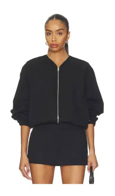 Alexander Wang Coaches Jacket With Continuous Loop Zipper | Thumbnail 2