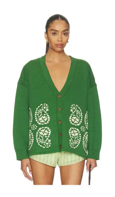 Found Paisley Jacquard Cardigan | Thumbnail 1
