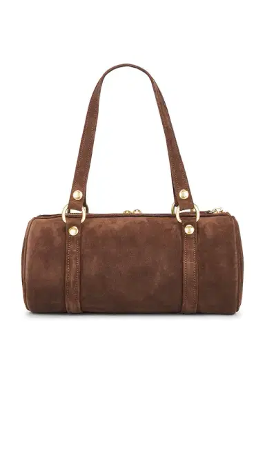 Coach Originals Suede Kisslock Barrel Bag | Thumbnail 2