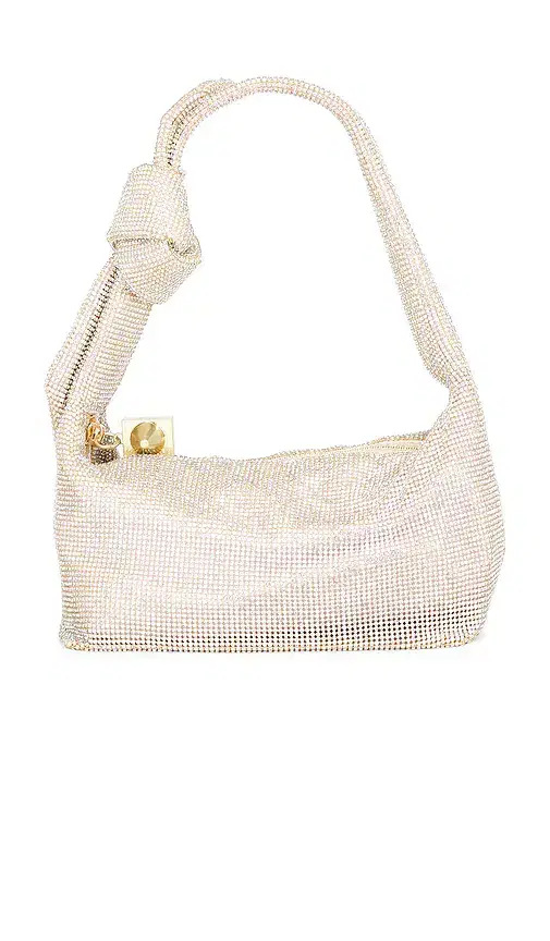 Emm Kuo Waverly Crystal Mesh Mini Hobo
