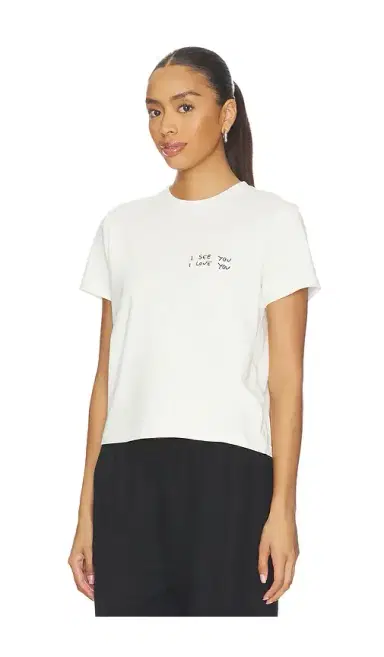 Anine Bing Shelley I See You I Love You Tee | Thumbnail 2