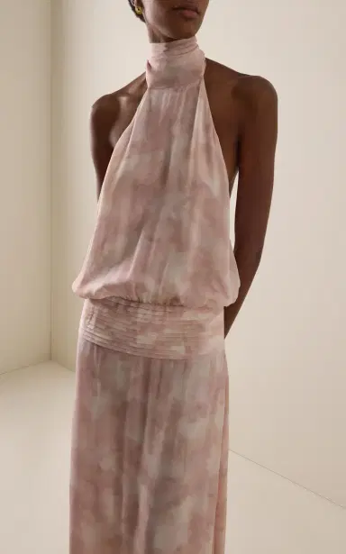 ARAKII Exclusive Ruffled Crepe Maxi Dress | Thumbnail 3 ARAKII Exclusive Ruffled Crepe Maxi Dress | Thumbnail 3