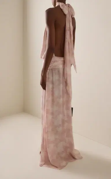 ARAKII Exclusive Ruffled Crepe Maxi Dress | Thumbnail 4 ARAKII Exclusive Ruffled Crepe Maxi Dress | Thumbnail 4