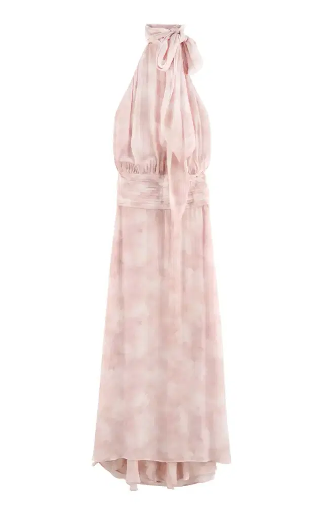 ARAKII Exclusive Ruffled Crepe Maxi Dress