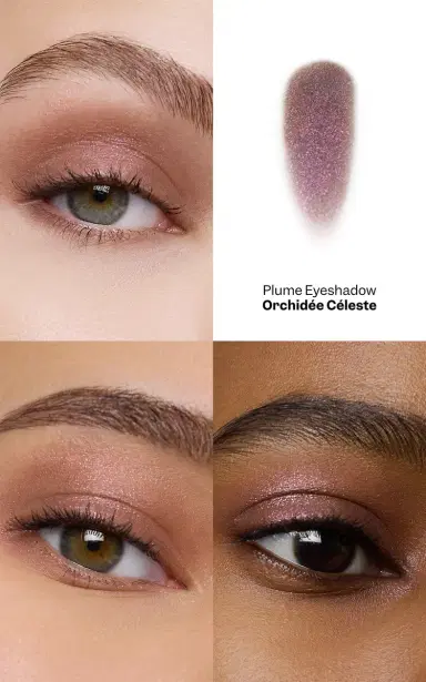 VIOLETTE_FR Plume Eyeshadow Feather Matte + Shimmer Veil - Pluie Violette | Thumbnail 9