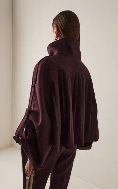 ARAKII Exclusive Short Pleated Crepe Jacket | Thumbnail 4 ARAKII Exclusive Short Pleated Crepe Jacket | Thumbnail 4