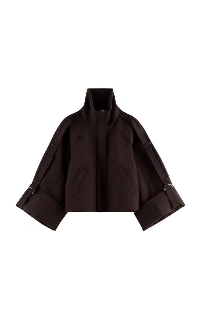 ARAKII Exclusive Short Pleated Crepe Jacket
