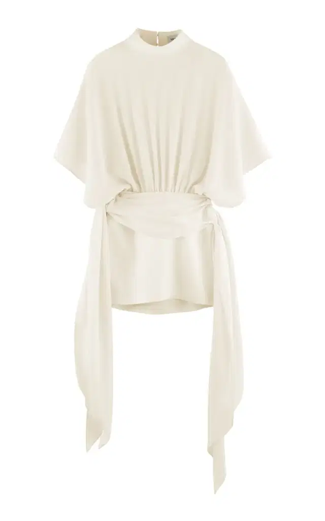 ARAKII Exclusive Draped Crepe Mini Dress