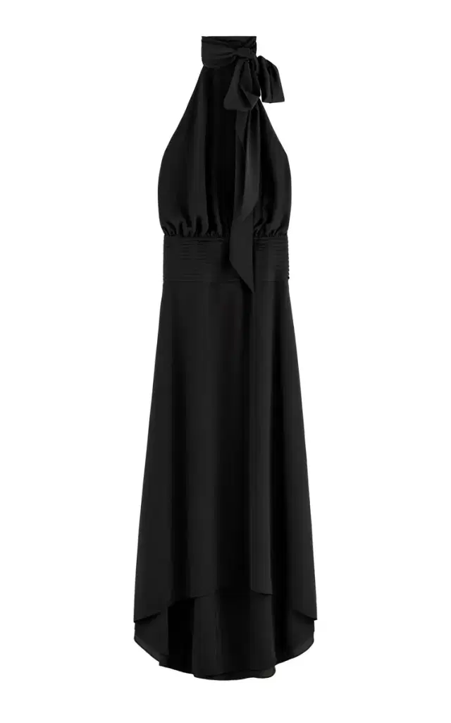 Deep Back Ruffled Maxi Dress Exclusive