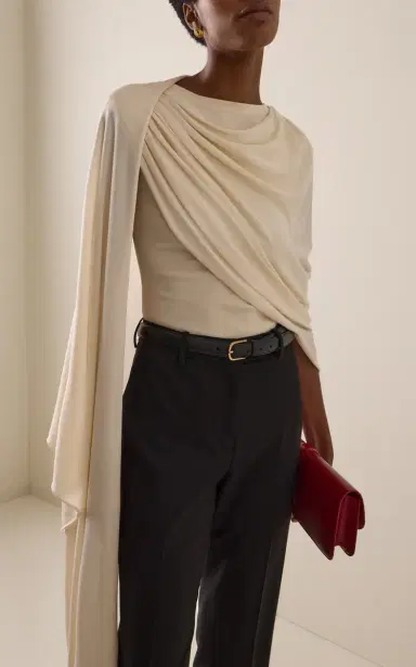 ARAKII Exclusive Haze Draped Crepe Top | Thumbnail 3 ARAKII Exclusive Haze Draped Crepe Top | Thumbnail 3
