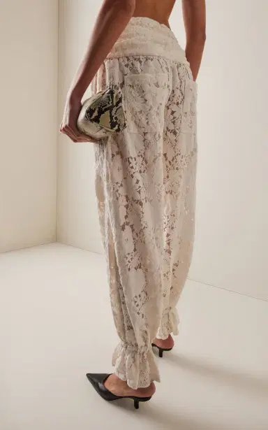 ARAKII Exclusive Velvet Lace Wide-Leg Pants | Thumbnail 4 ARAKII Exclusive Velvet Lace Wide-Leg Pants | Thumbnail 4