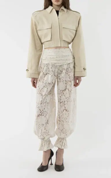 ARAKII Exclusive Velvet Lace Wide-Leg Pants | Thumbnail 5 ARAKII Exclusive Velvet Lace Wide-Leg Pants | Thumbnail 5