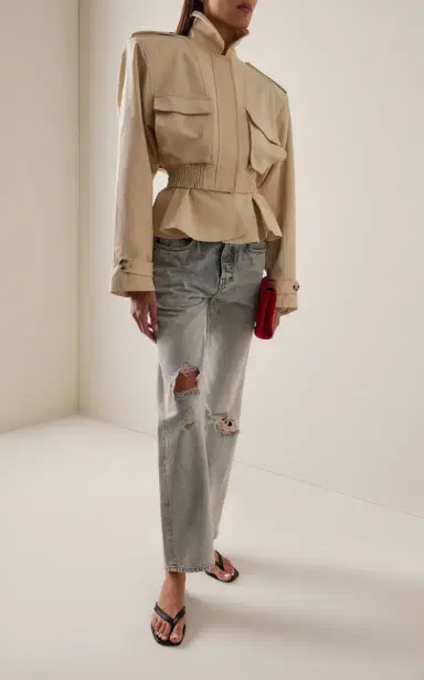 ARAKII Exclusive Cropped Boxy Cotton Jacket | Thumbnail 2 ARAKII Exclusive Cropped Boxy Cotton Jacket | Thumbnail 2
