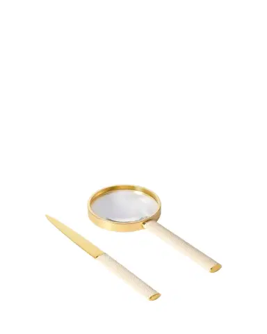 AERIN Faux Shagreen Magnifying Glass and Letter Opener Set | Thumbnail 1