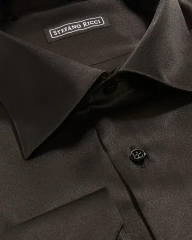 Stefano Ricci Men 's Silk Dress Shirt | Thumbnail 2 Stefano Ricci Men 's Silk Dress Shirt | Thumbnail 2