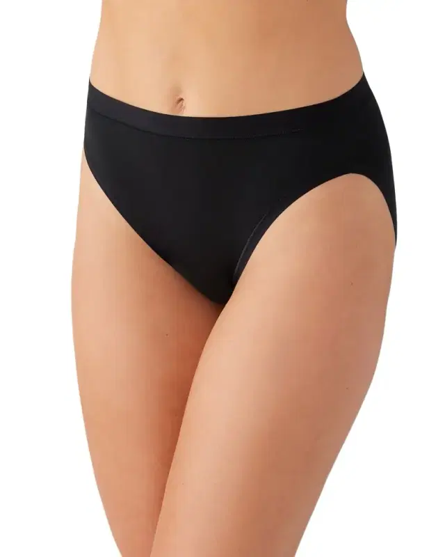 Understated High-Cut Stretch Cotton Briefs