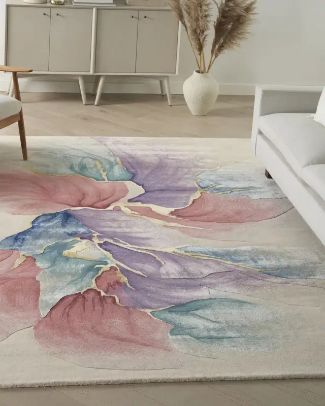 Nourison Petals in  Hand-Tuftes Rug