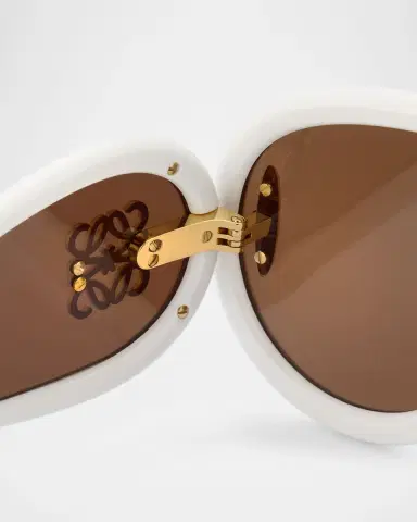Loewe Men's Wave Acetate Anagram-Temple Mask Sunglasses | Thumbnail 5